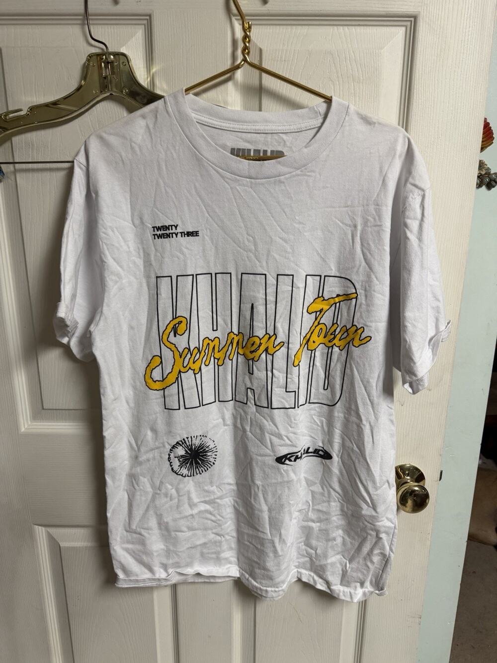 Khalid Summer Tour 2023 T Shirt Men's Large 915 to the World Pop R&B Singer Tee
